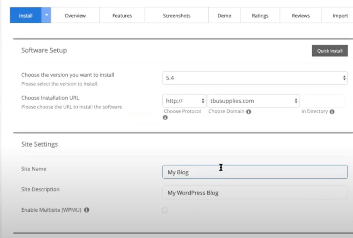 Installing WordPress on Host Gator