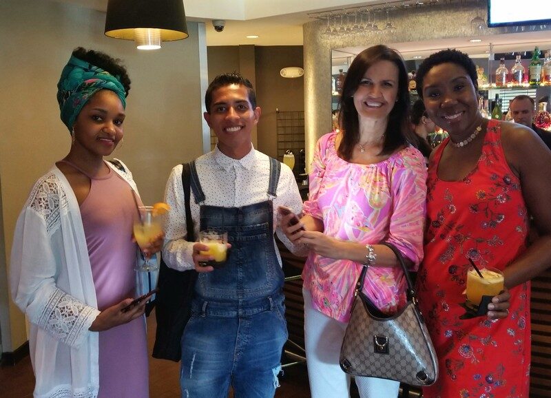 Having fun at the Ft Lauderdale Blogger Union Mixer