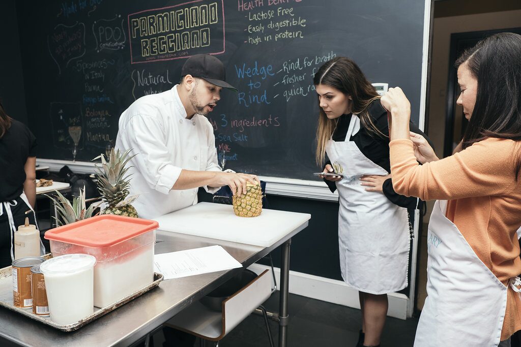 Miami Bloggers Parmigiano Reggiano Cooking Class at The Biltmore Culinary Academy