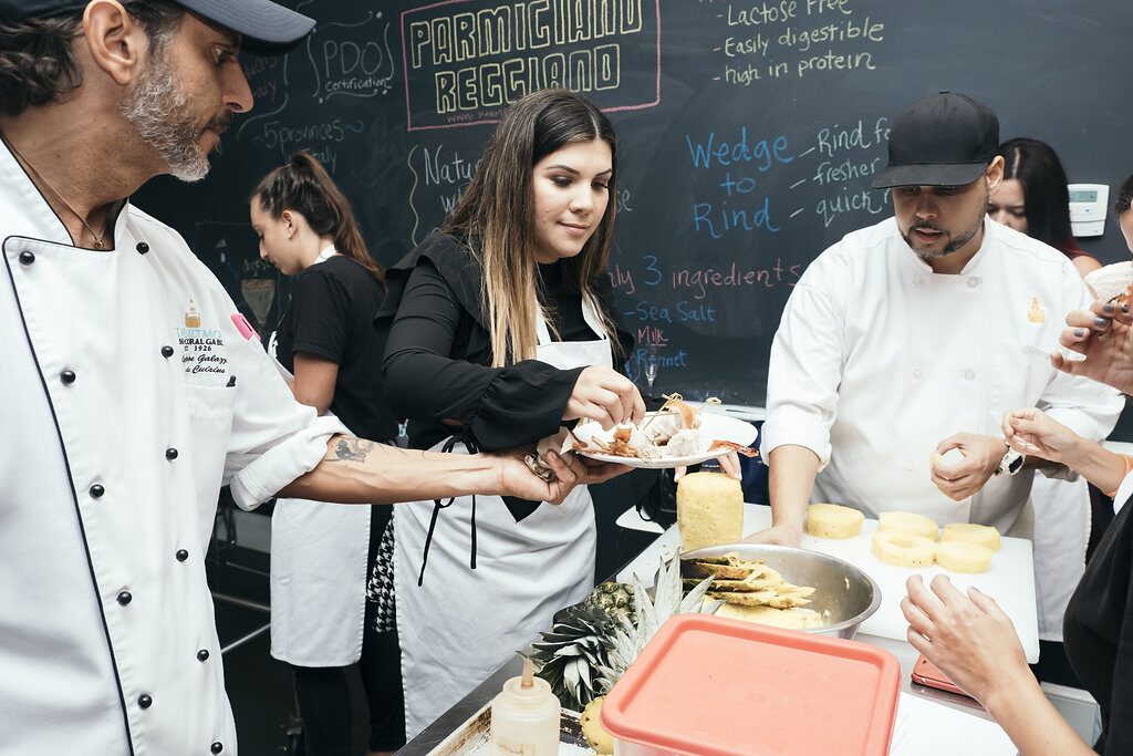 Miami Bloggers Parmigiano Reggiano Cooking Class at The Biltmore Culinary Academy