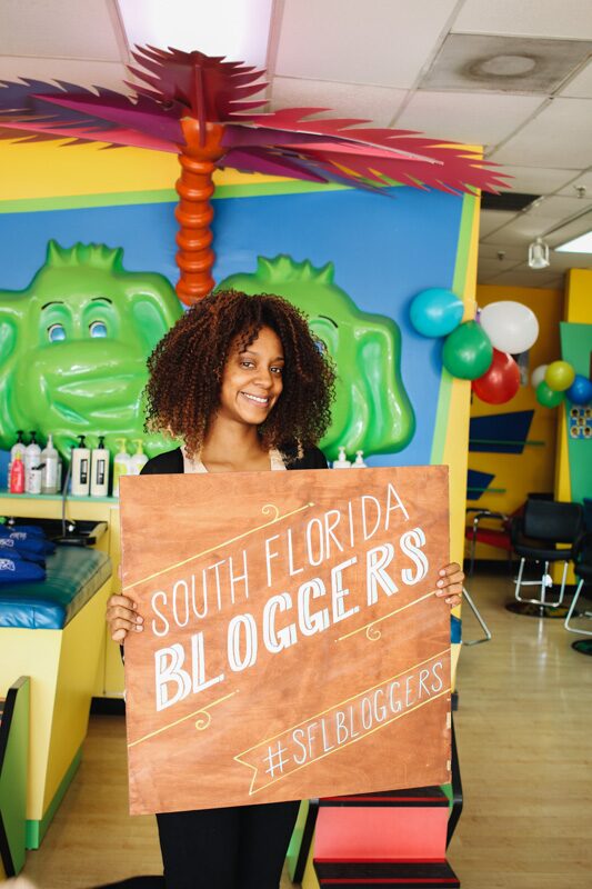 Miami Mom Bloggers go to Cartoon Cuts