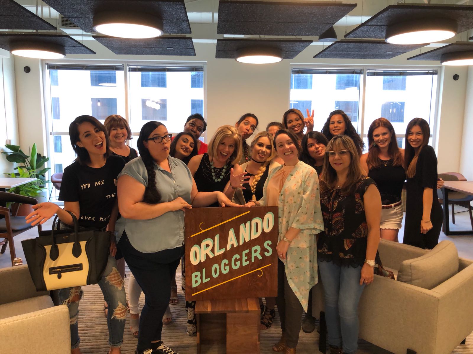 Orlando Bloggers June 2018 Meetup Silly Pic