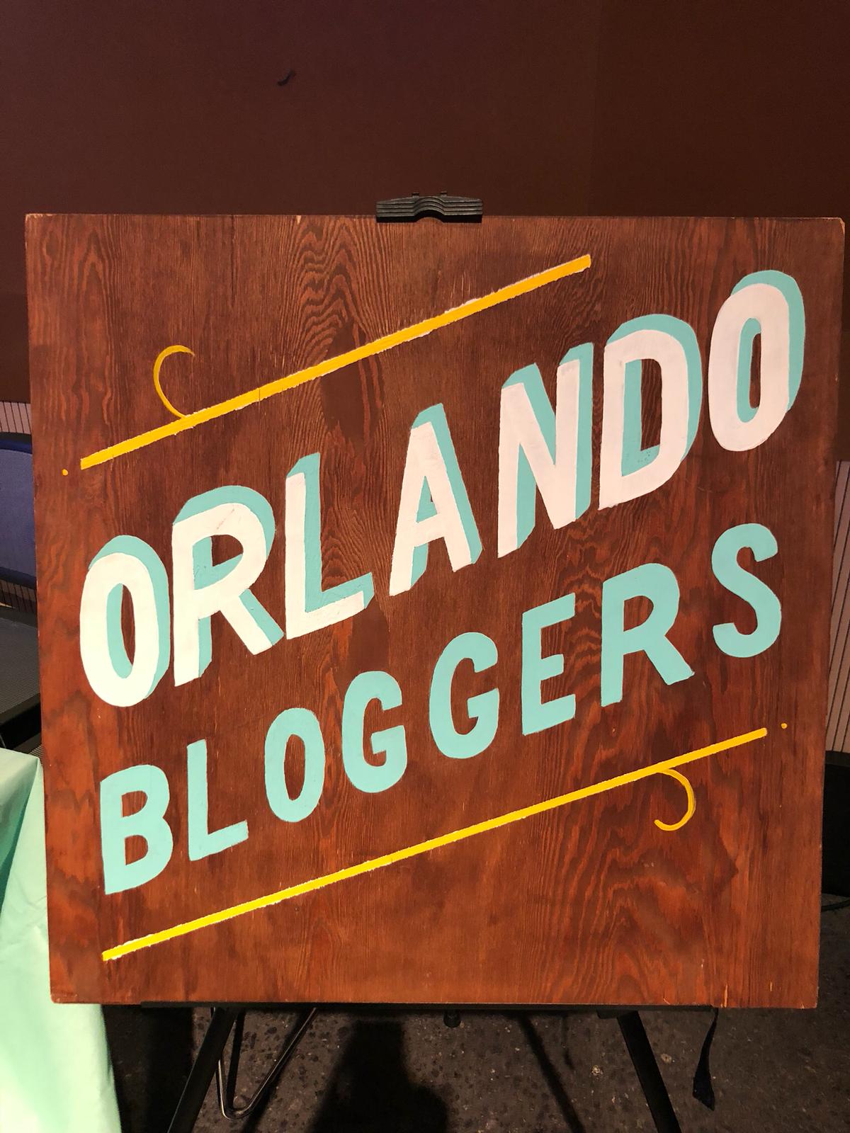 The Blogger Union Orlando Bloggers Sign at Florida Blog Con
