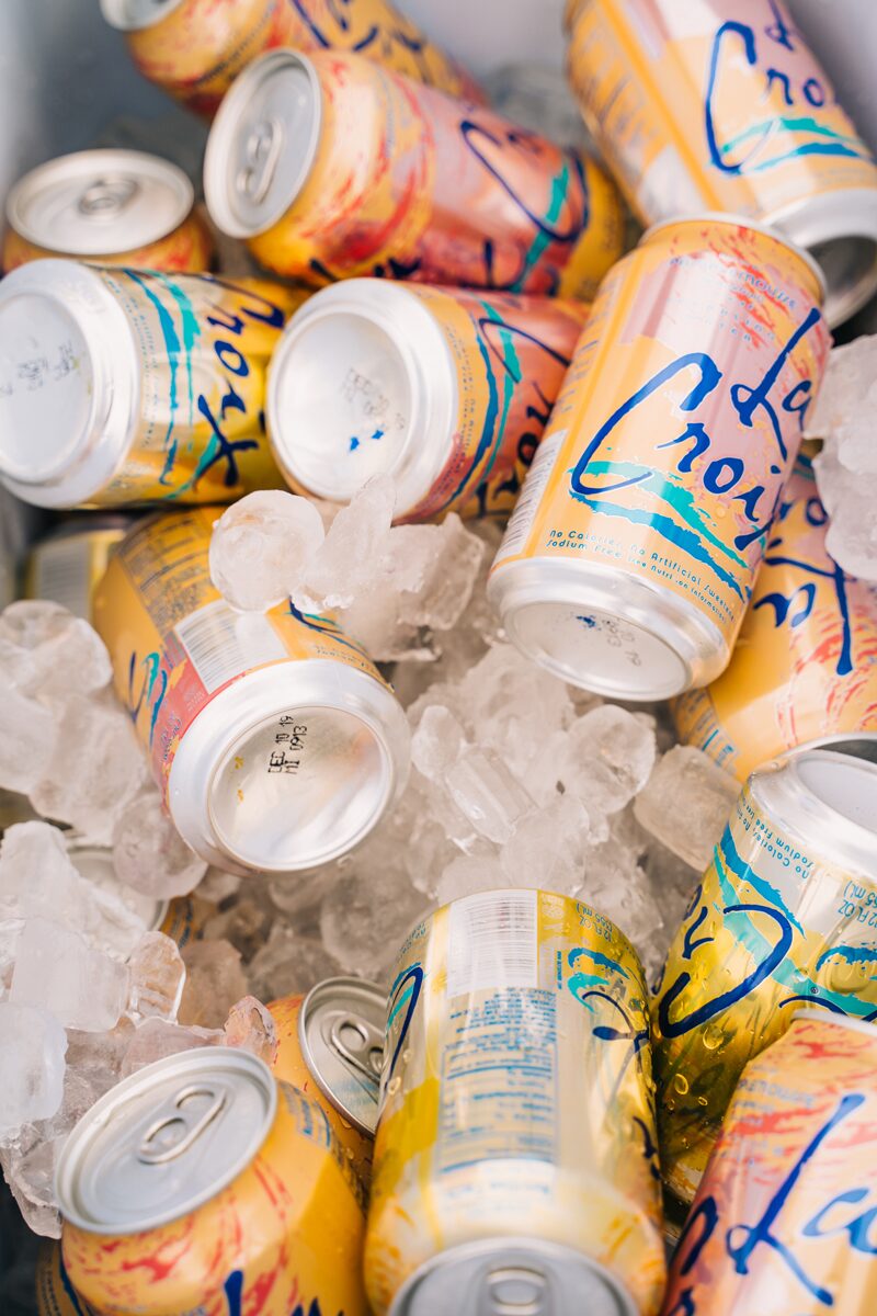 Top Miami Bloggers 2018 - South Florida Blogger Awards - La Croix photobooth. Rainbow Scallop backdrop by Dapper Animals