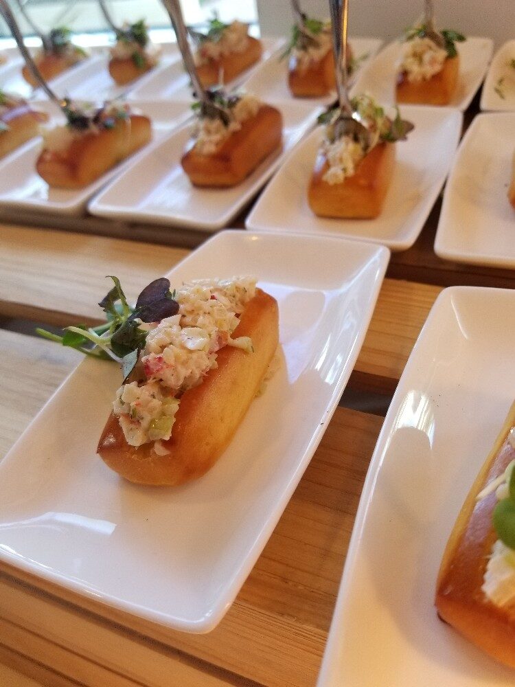 Mini Lobster Rolls by AND Fish Kitchen + Bar in Pompano Beach, Florida.