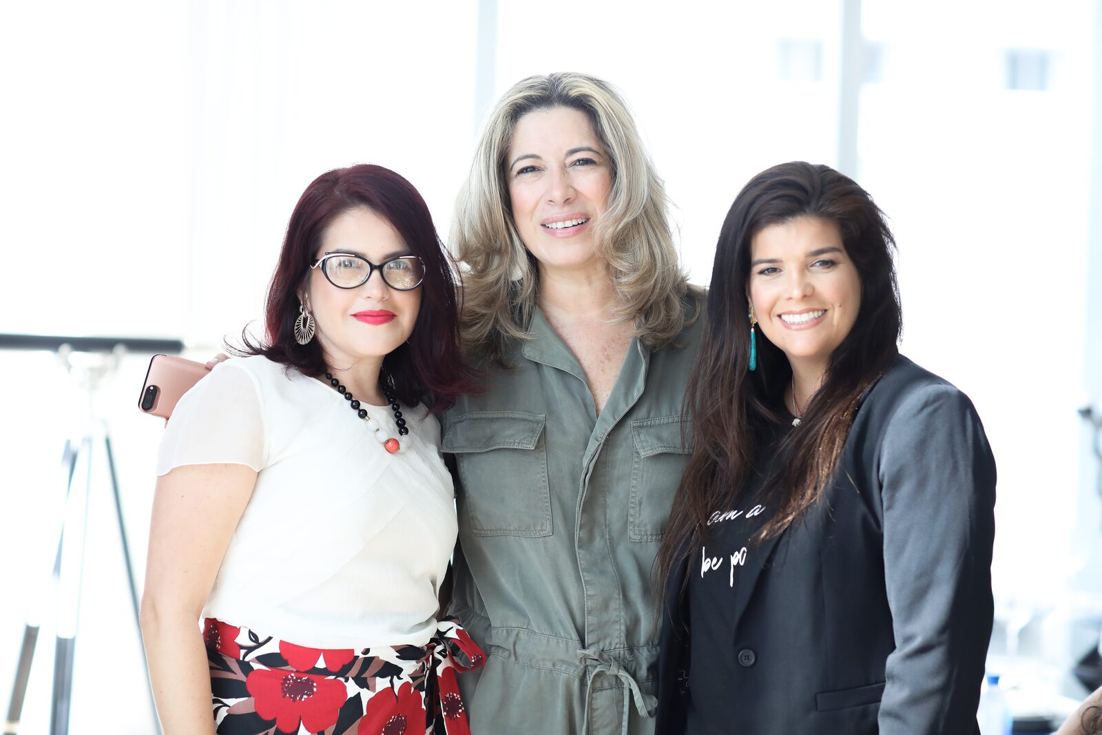 Luz Maria Doria speaks at South Florida Mom Bloggers