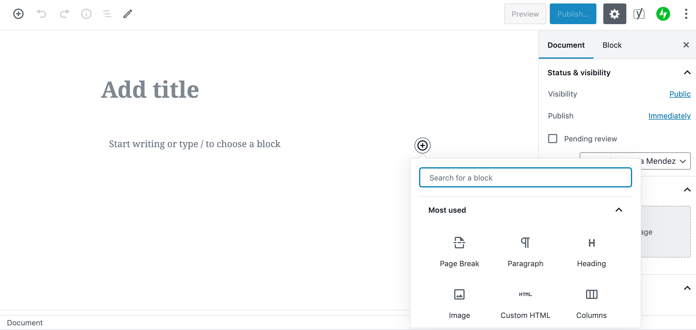 How To Add Content To WordPress With Blocks