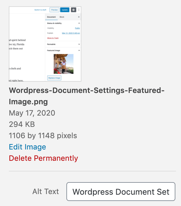 Wordpress - adding alt text to your images