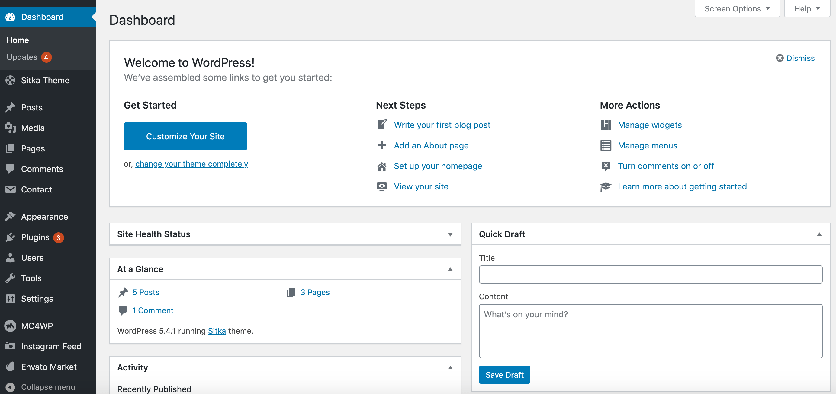Wordpress Dashboard - How Does WordPress Work